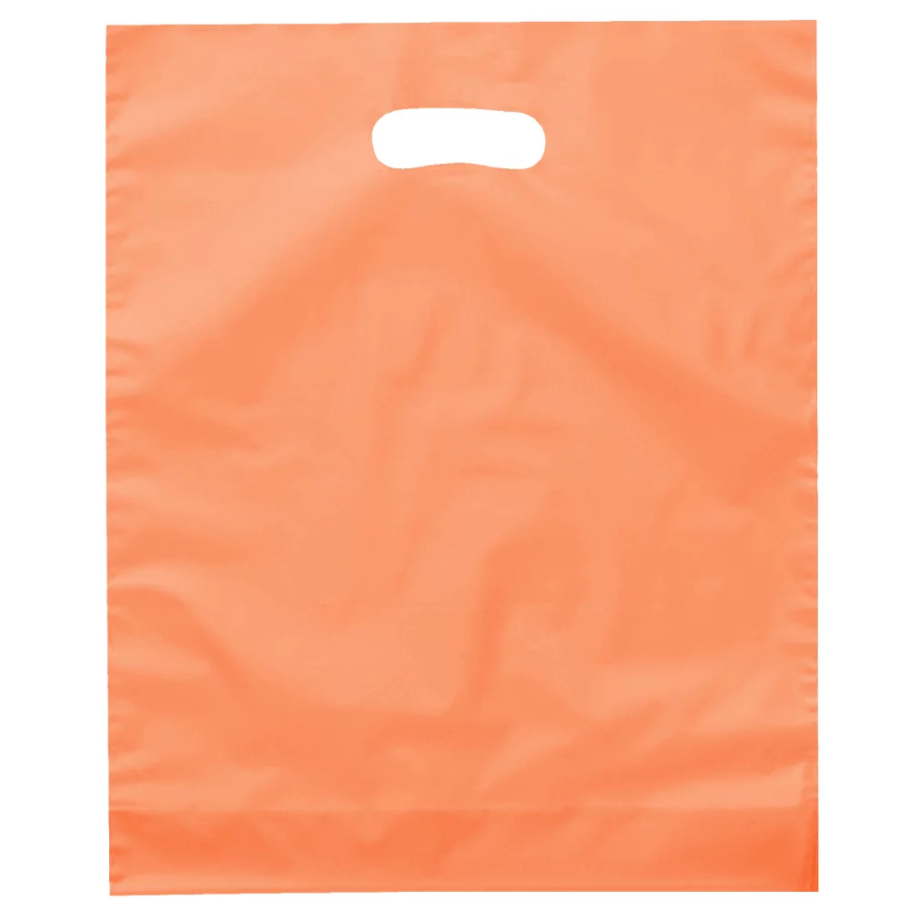 Orchid™ Frosted Brite Die Cut Handle Bag (Flexo Ink)