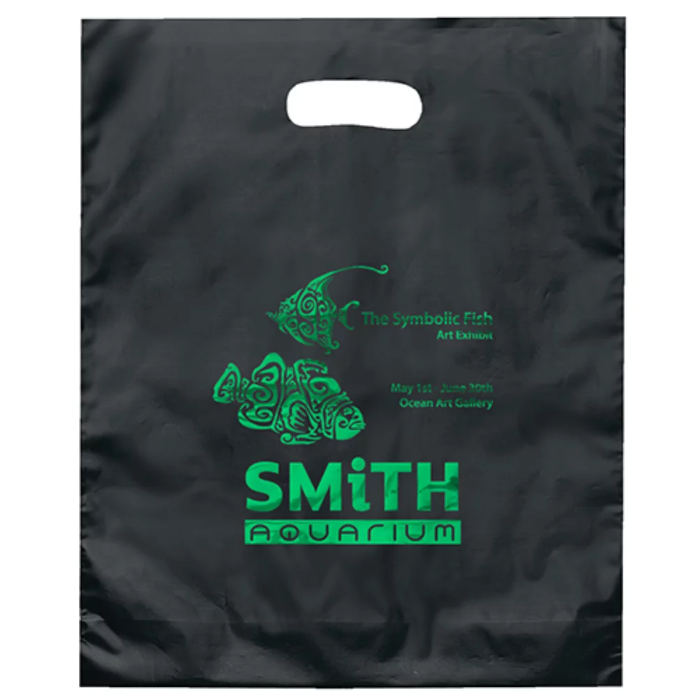 Orchid™ Frosted Brite Die Cut Handle Bag