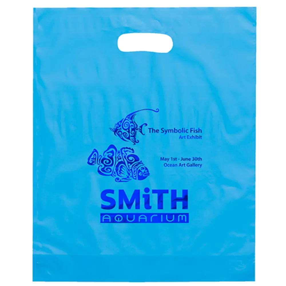 Orchid™ Frosted Brite Die Cut Handle Bag