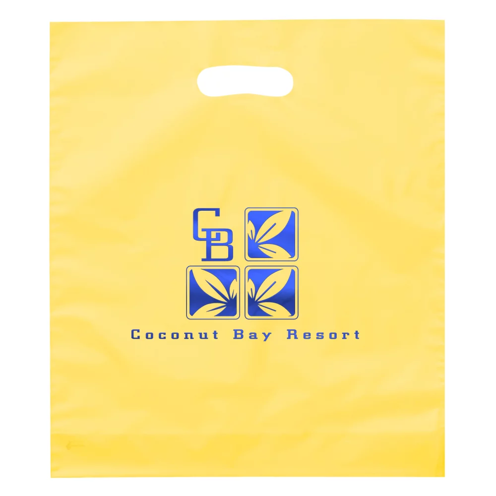 Rose™ Frosted Brite Die Cut Handle Bag