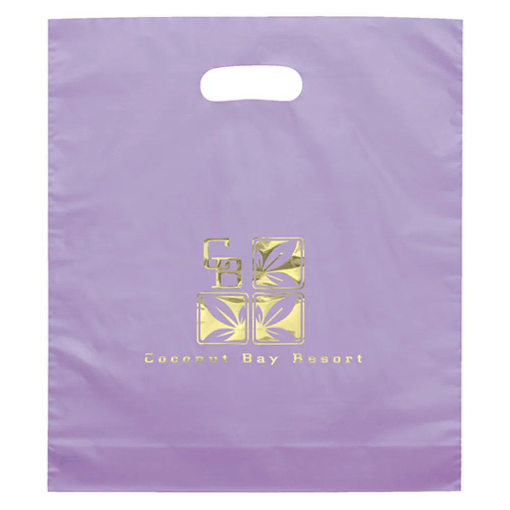 Rose™ Frosted Brite Die Cut Handle Bag