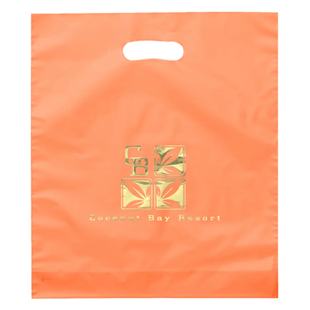 Rose™ Frosted Brite Die Cut Handle Bag