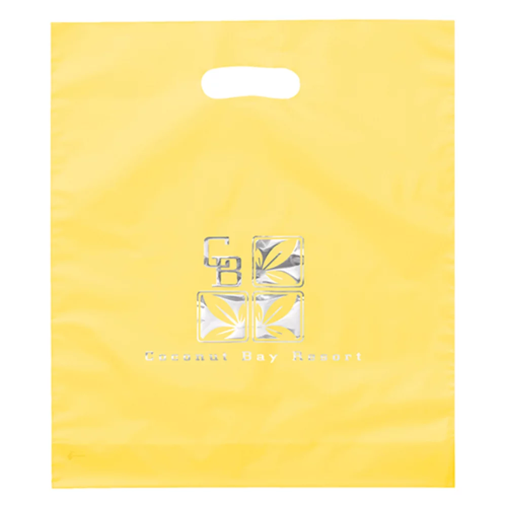 Rose™ Frosted Brite Die Cut Handle Bag
