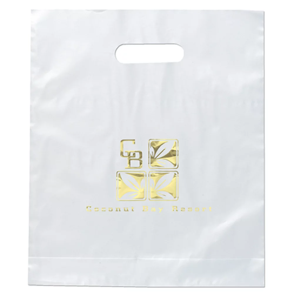 Rose™ Frosted Brite Die Cut Handle Bag