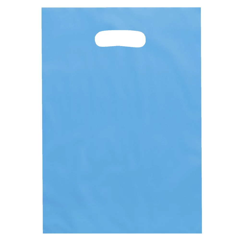 Aster™ Frosted Brite Die Cut Handle Bag (Foil)