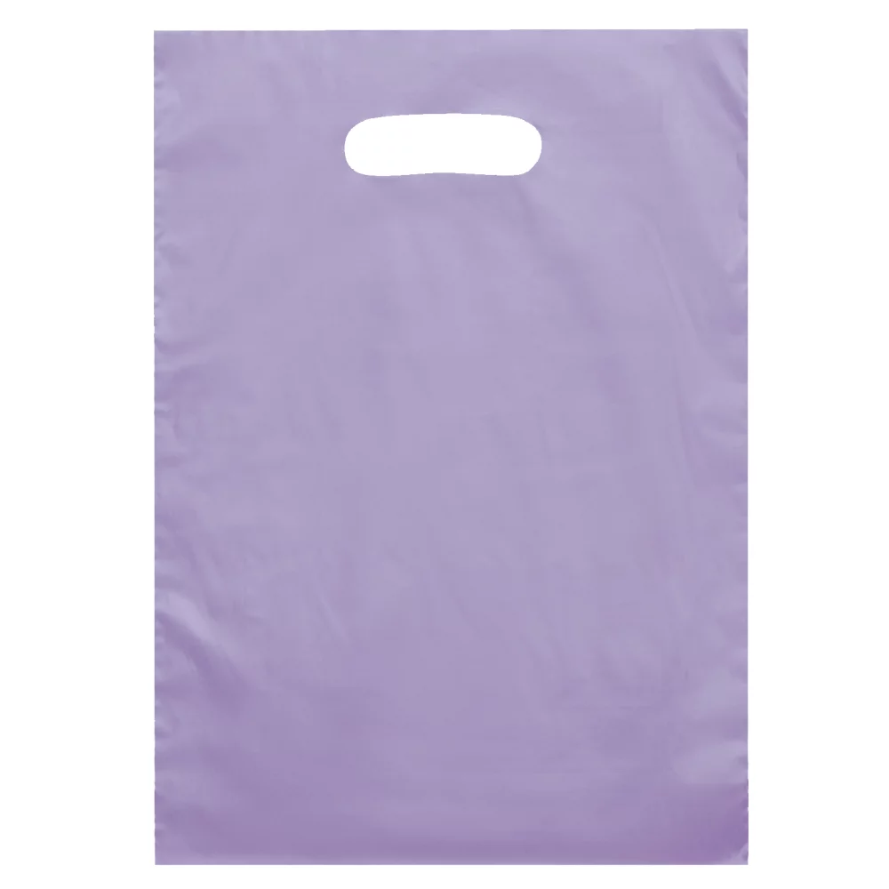 Aster™ Frosted Brite Die Cut Handle Bag (Foil)