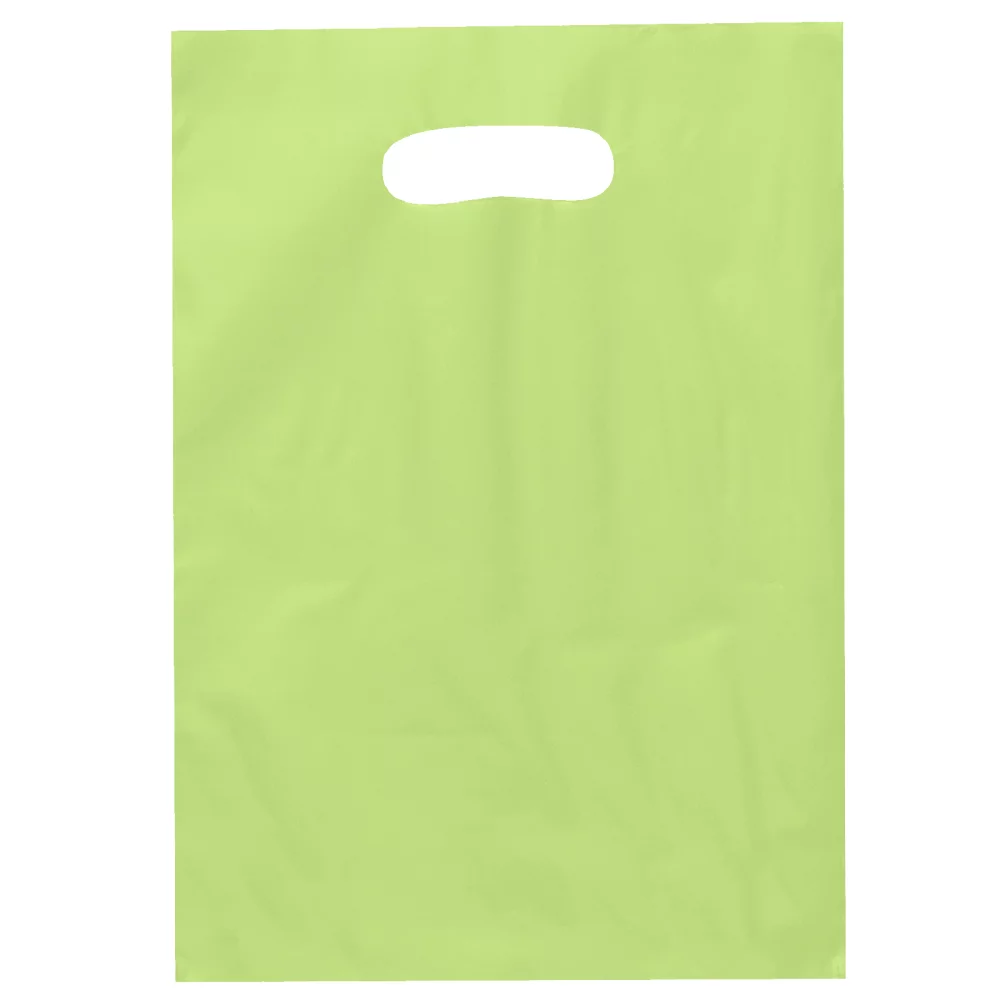 Aster™ Frosted Brite Die Cut Handle Bag (Foil)