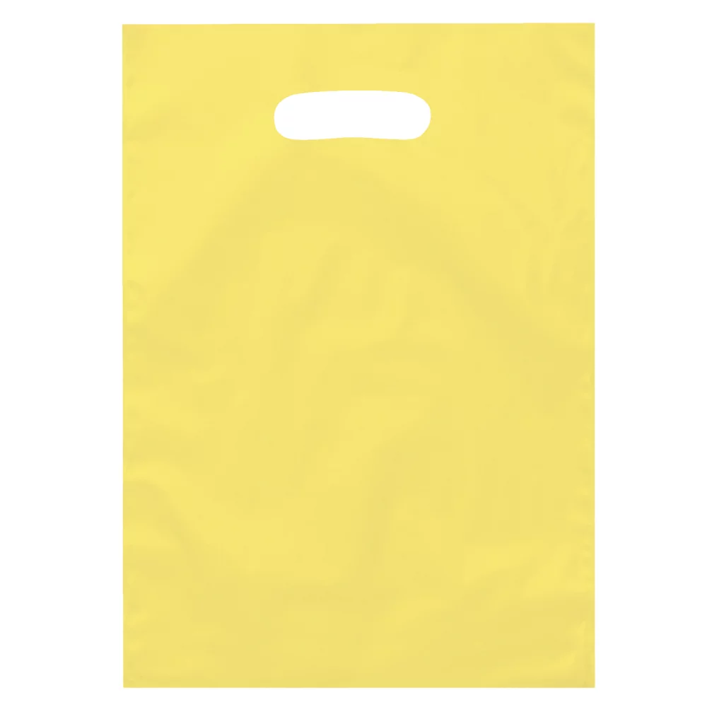 Aster™ Frosted Brite Die Cut Handle Bag (Foil)