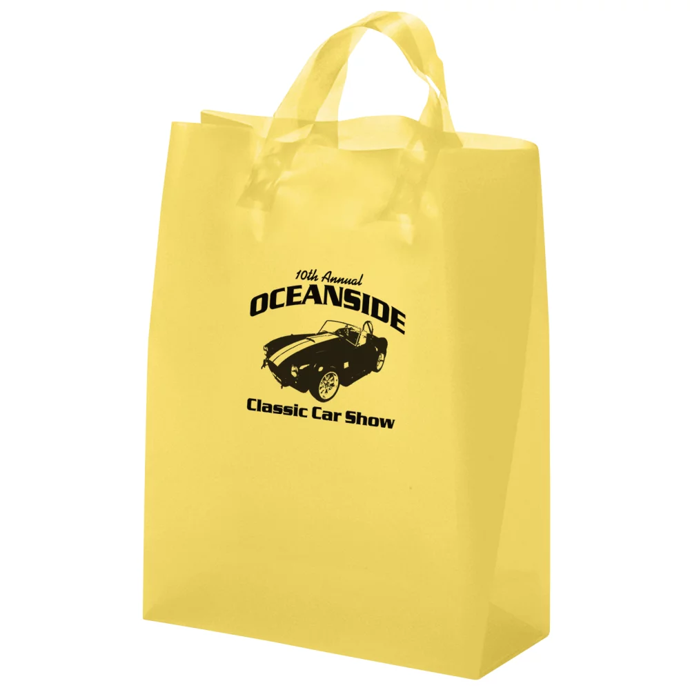 Zeus Frosted Brite Shopper Bag (Flexo Ink)