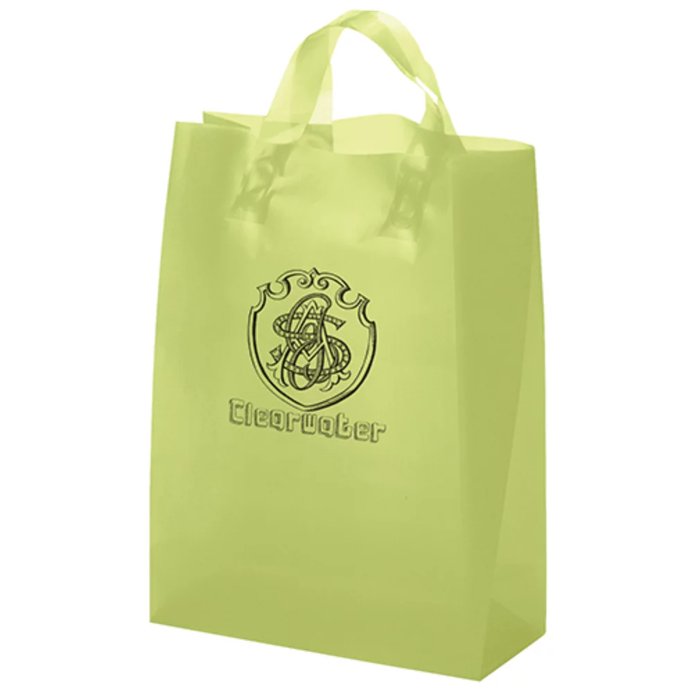 Zeus Frosted Brite Shopper Bag (Flexo Ink)
