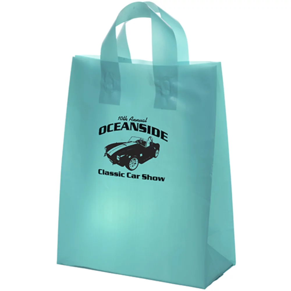 Zeus Frosted Brite Shopper Bag (Flexo Ink)