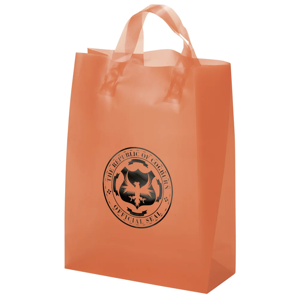 Zeus Frosted Brite Shopper Bag (Foil Print)