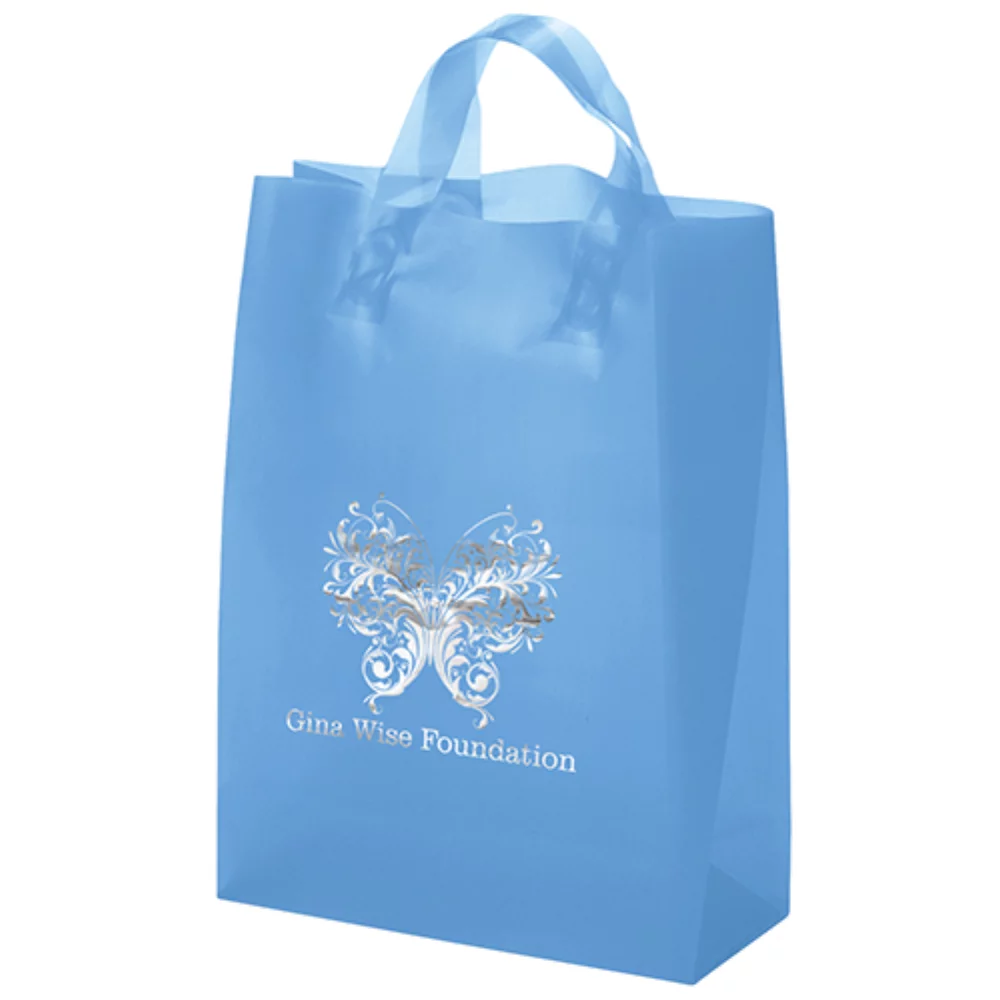 Zeus Frosted Brite Shopper Bag (Foil Print)