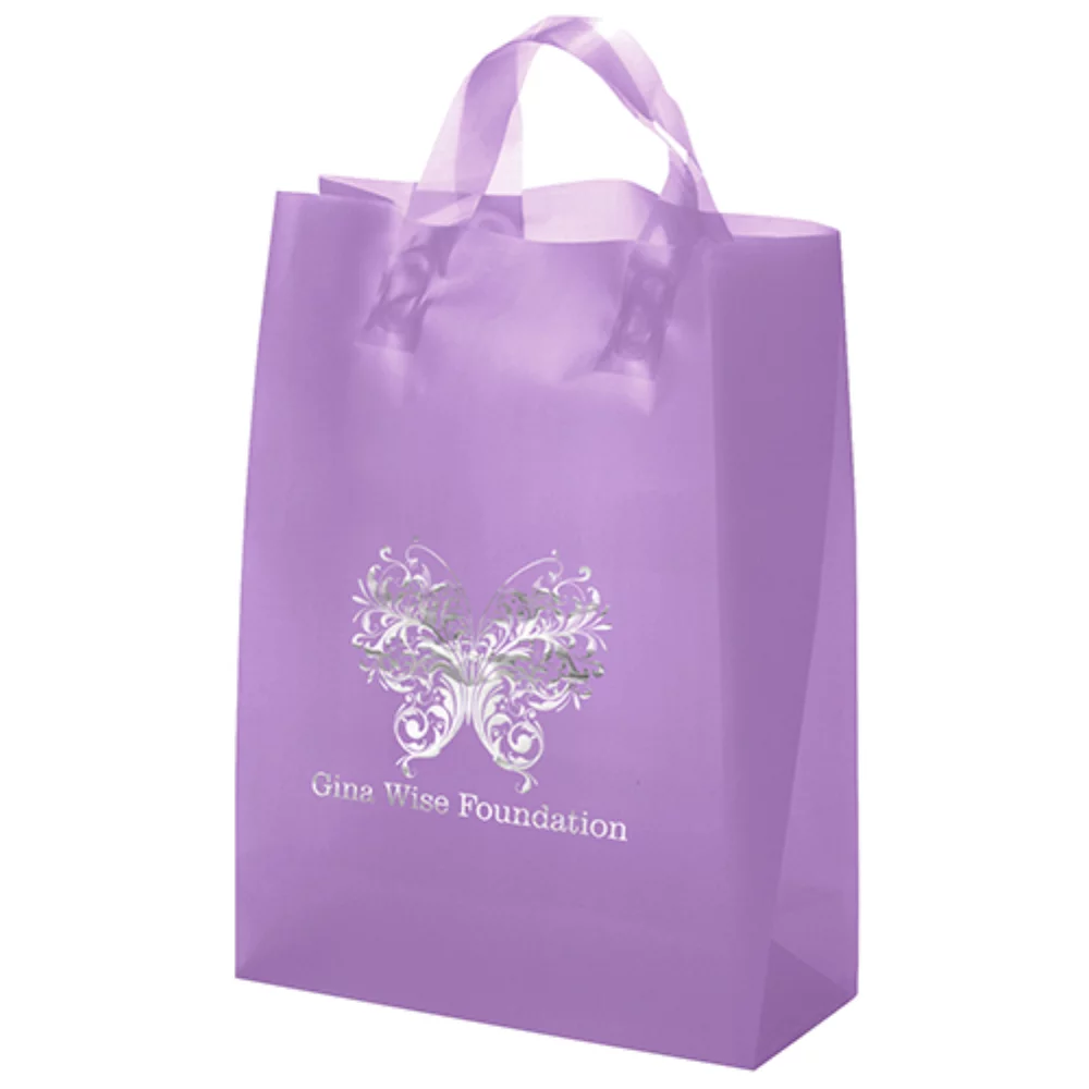 Zeus Frosted Brite Shopper Bag (Foil Print)