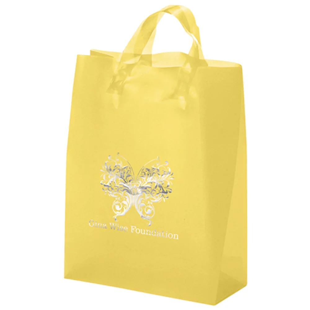 Zeus Frosted Brite Shopper Bag (Foil Print)