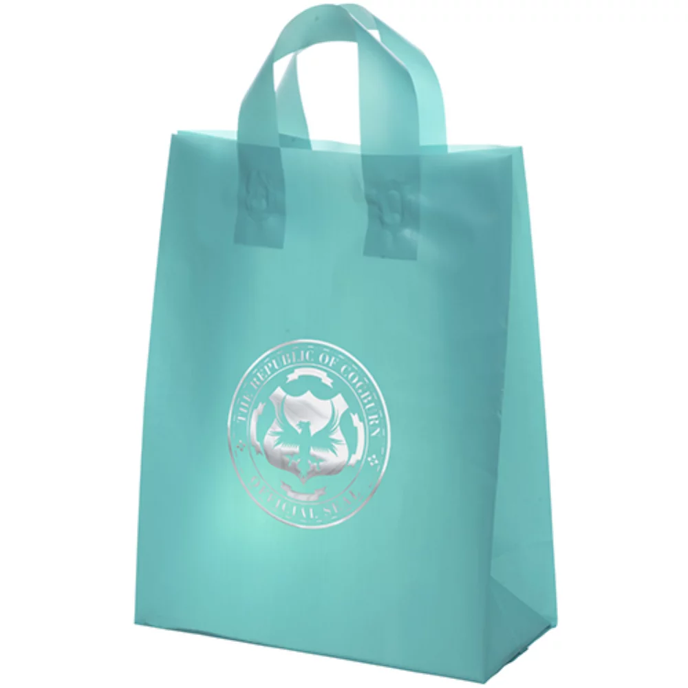 Zeus Frosted Brite Shopper Bag (Foil Print)