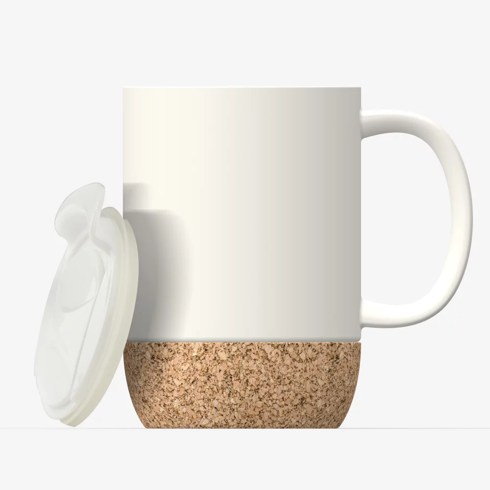 Tasse à café en céramique avec bouchon de 12 oz.