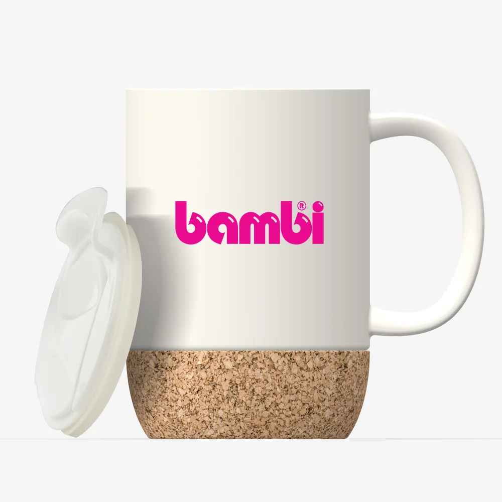 12 Oz. Cork Ceramic Coffee Mug