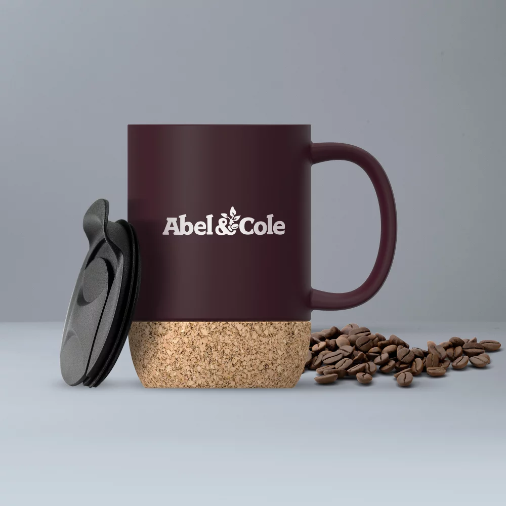 12 Oz. Cork Ceramic Coffee Mug