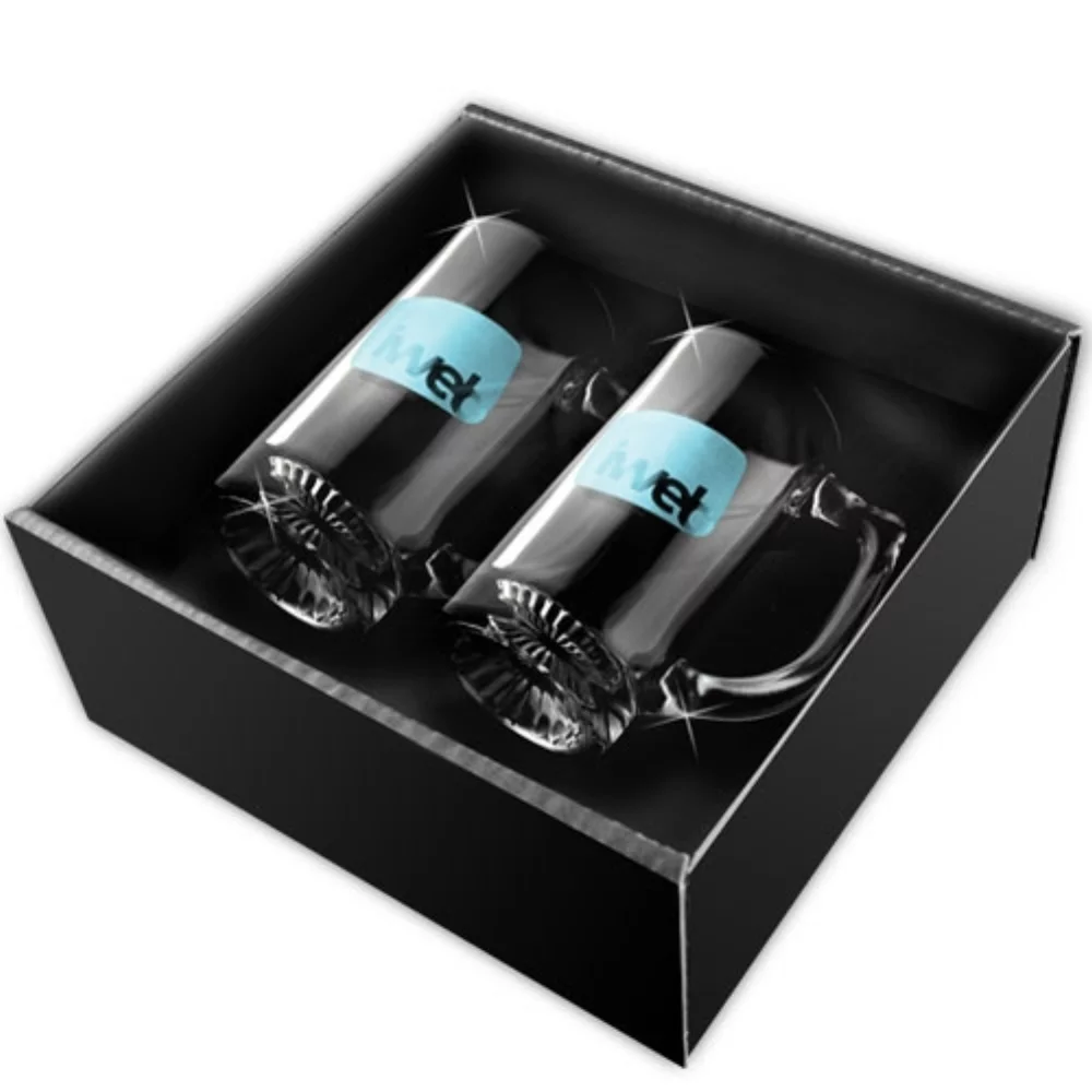 2 - 13 Oz. Beer Mugs w/Bellagio Box