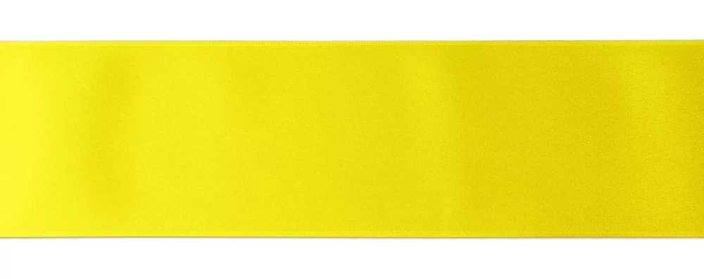 Ruban de satin de 12" avec badge (Brillance - Finition mate)