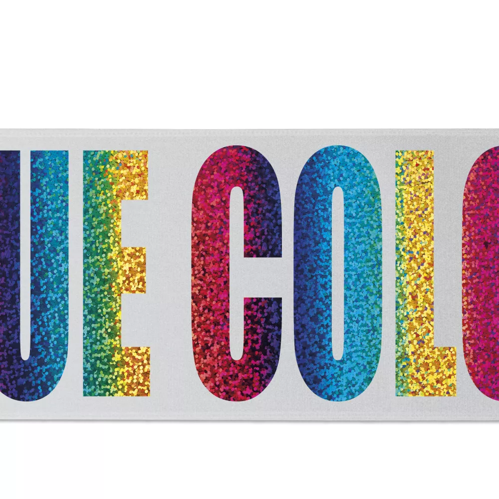 Ruban de satin de 4" (Brillance - Finition spéciale)