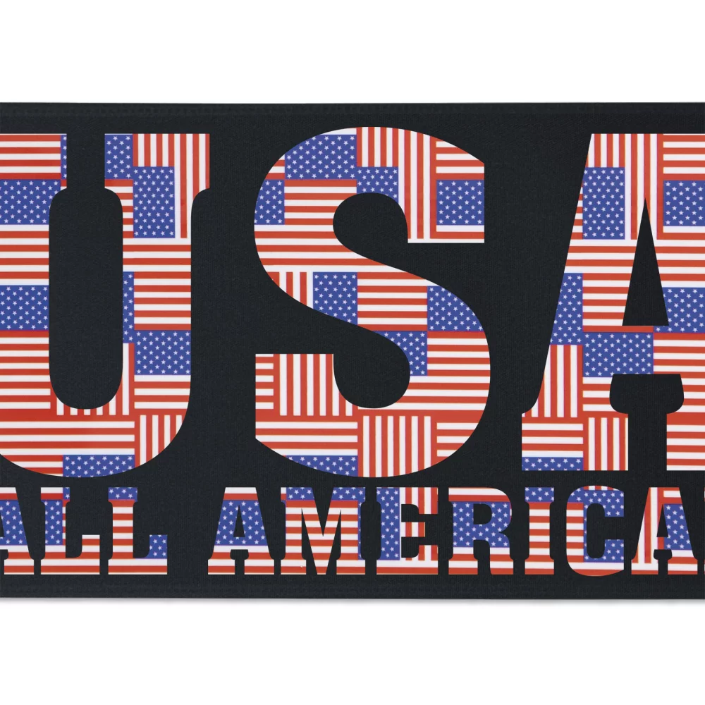 Ruban de satin de 6" avec badge (Brillance - Finition spéciale)