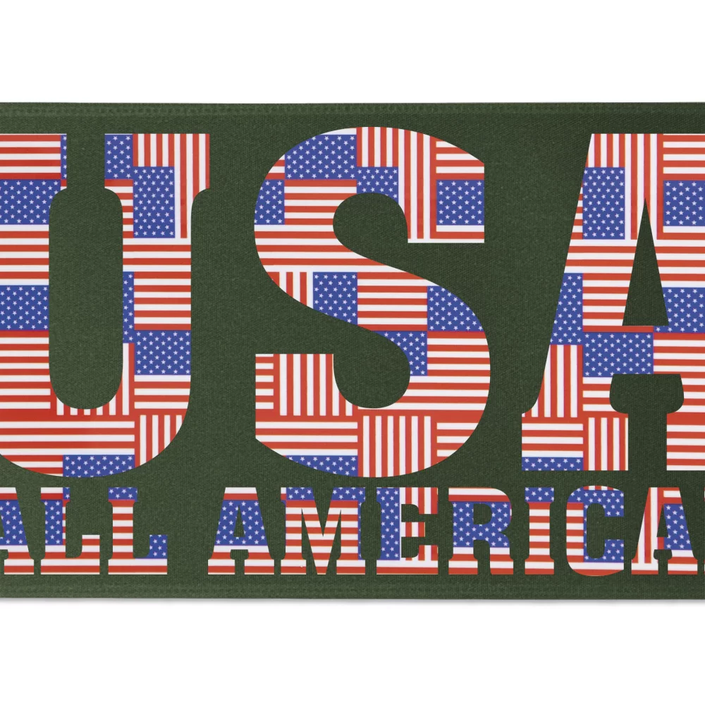 Ruban de satin de 6" avec badge (Brillance - Finition spéciale)