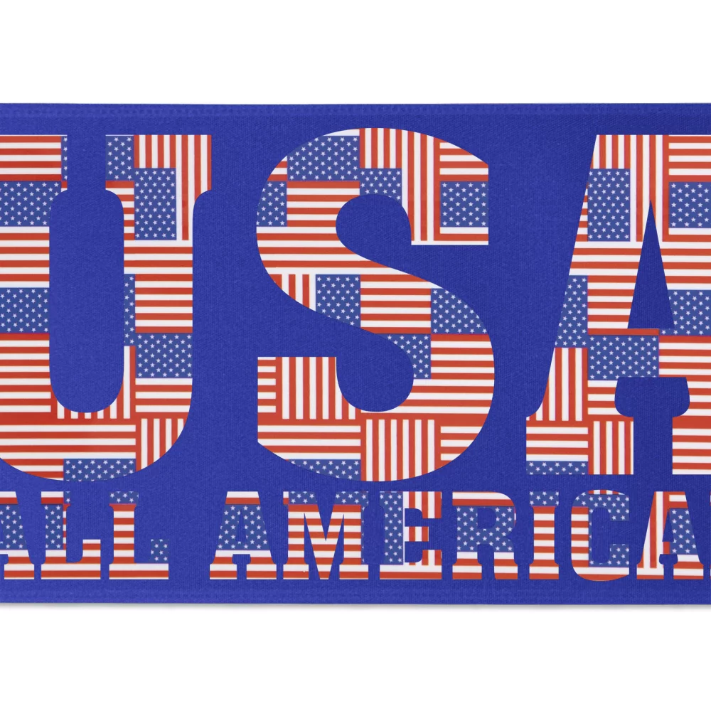 Ruban de satin de 6" avec badge (Brillance - Finition spéciale)