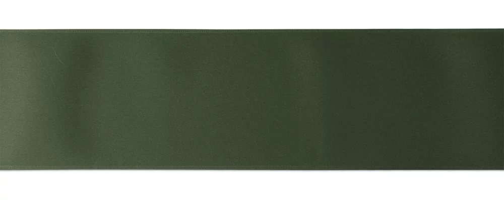 Ruban de satin de 6" avec badge (Brillance - Finition spéciale)