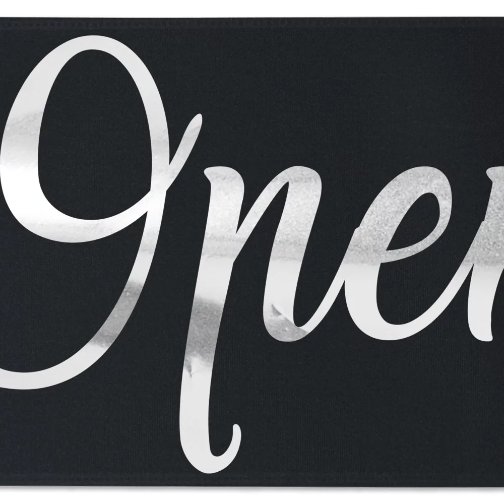 Ruban de satin 9" (Brillance - Finition spéciale)