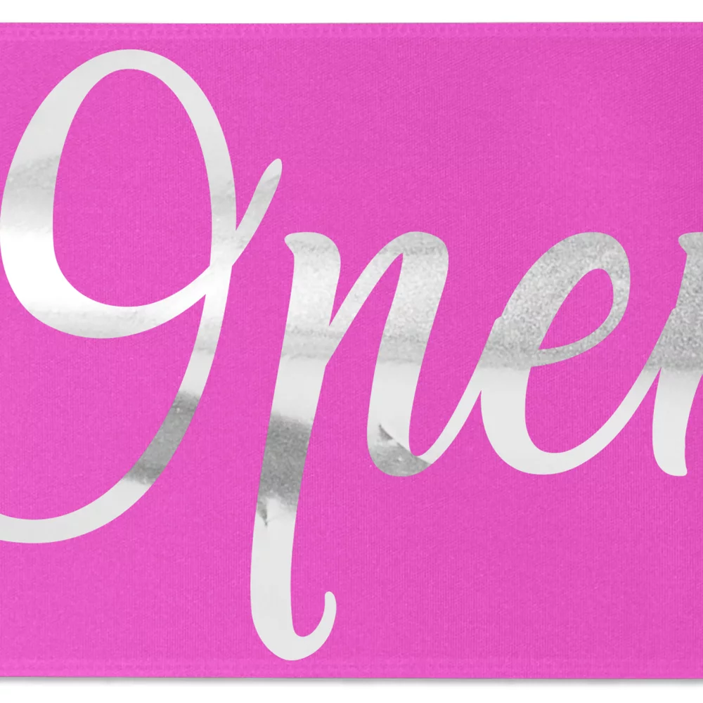 Ruban de satin 9" (Brillance - Finition spéciale)