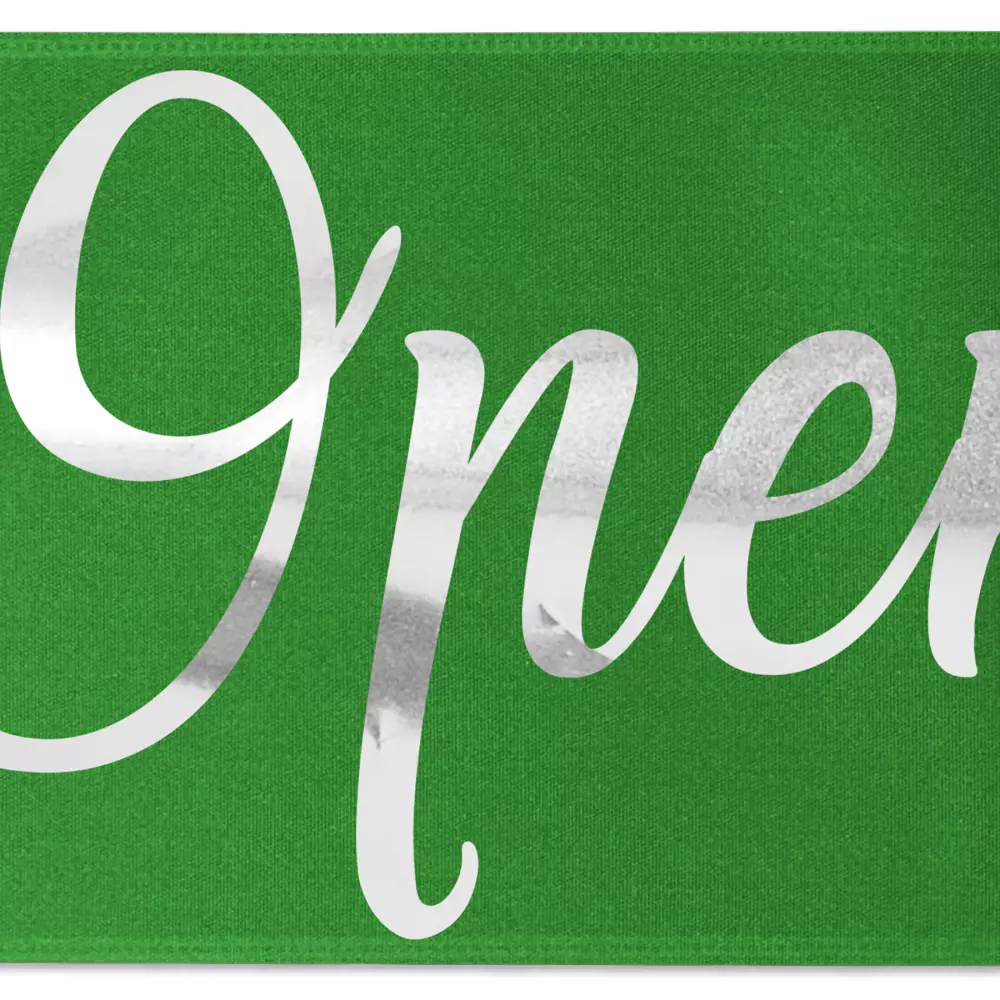 Ruban de satin 9" (Brillance - Finition spéciale)