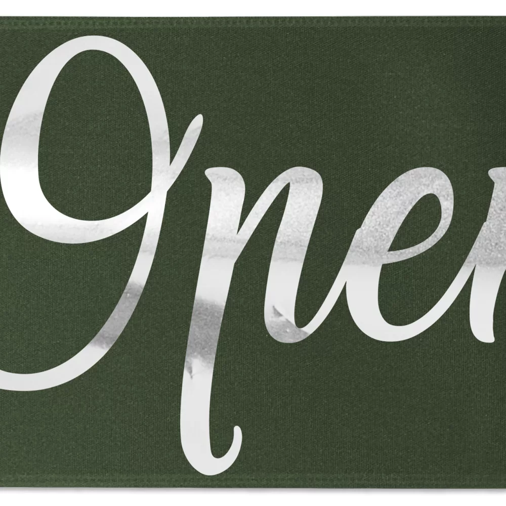 9" Badge Satin Ribbon (Brilliance- Special Finish)