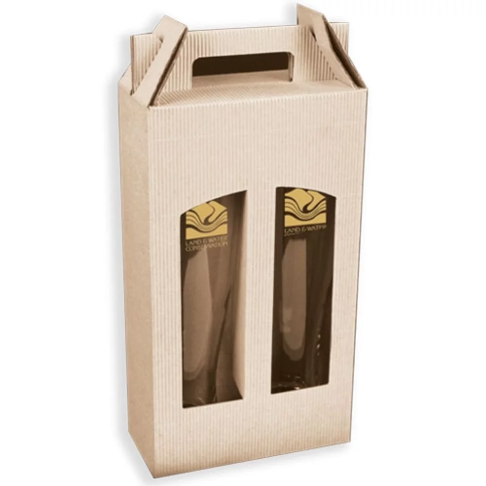 2 -16 Oz. Pilsner Glass Set in Craft Gift Box (Etch)