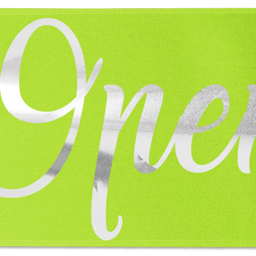 Ruban de satin 9" (Brillance - Finition spéciale)