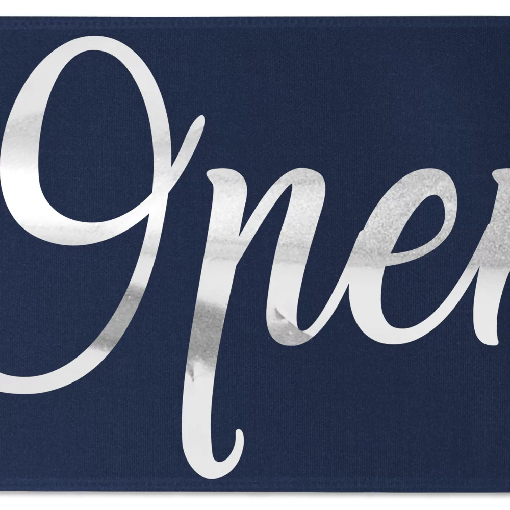 Ruban de satin 9" (Brillance - Finition spéciale)