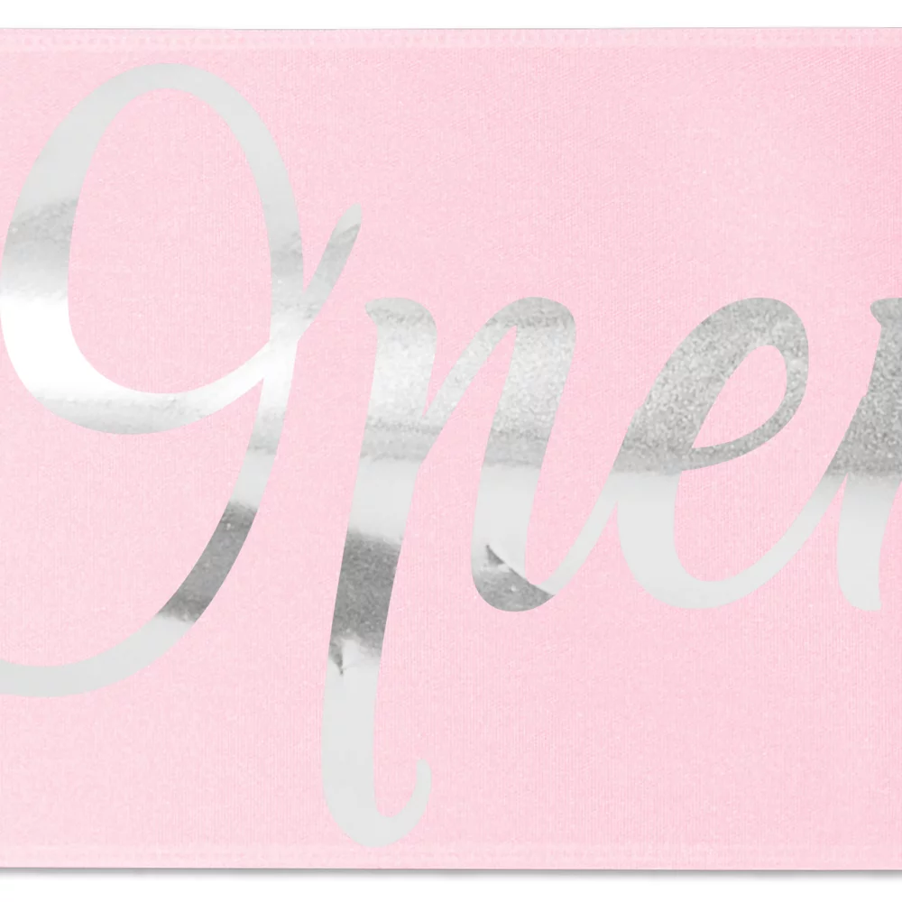 9" Badge Satin Ribbon (Brilliance- Special Finish)