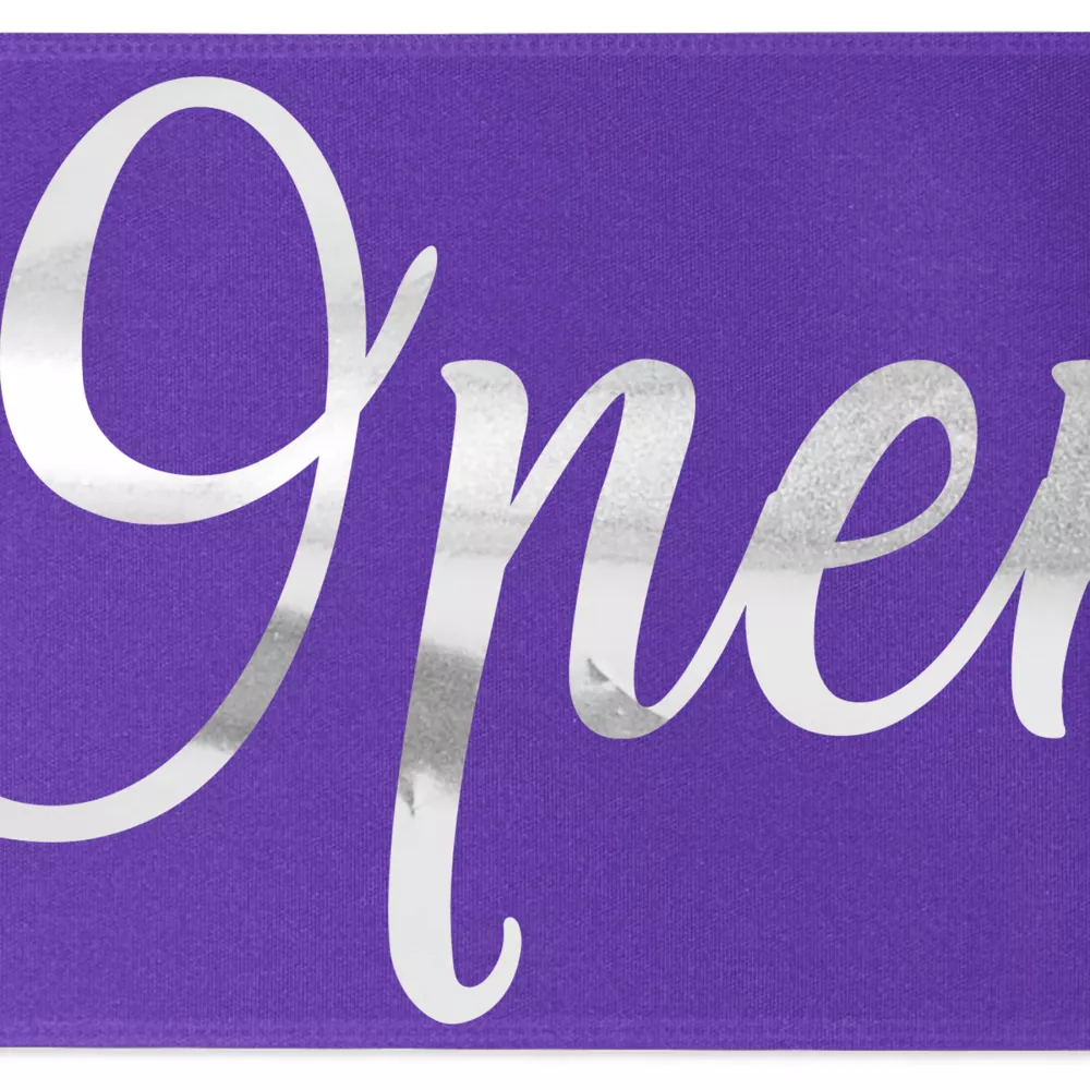 9" Badge Satin Ribbon (Brilliance- Special Finish)