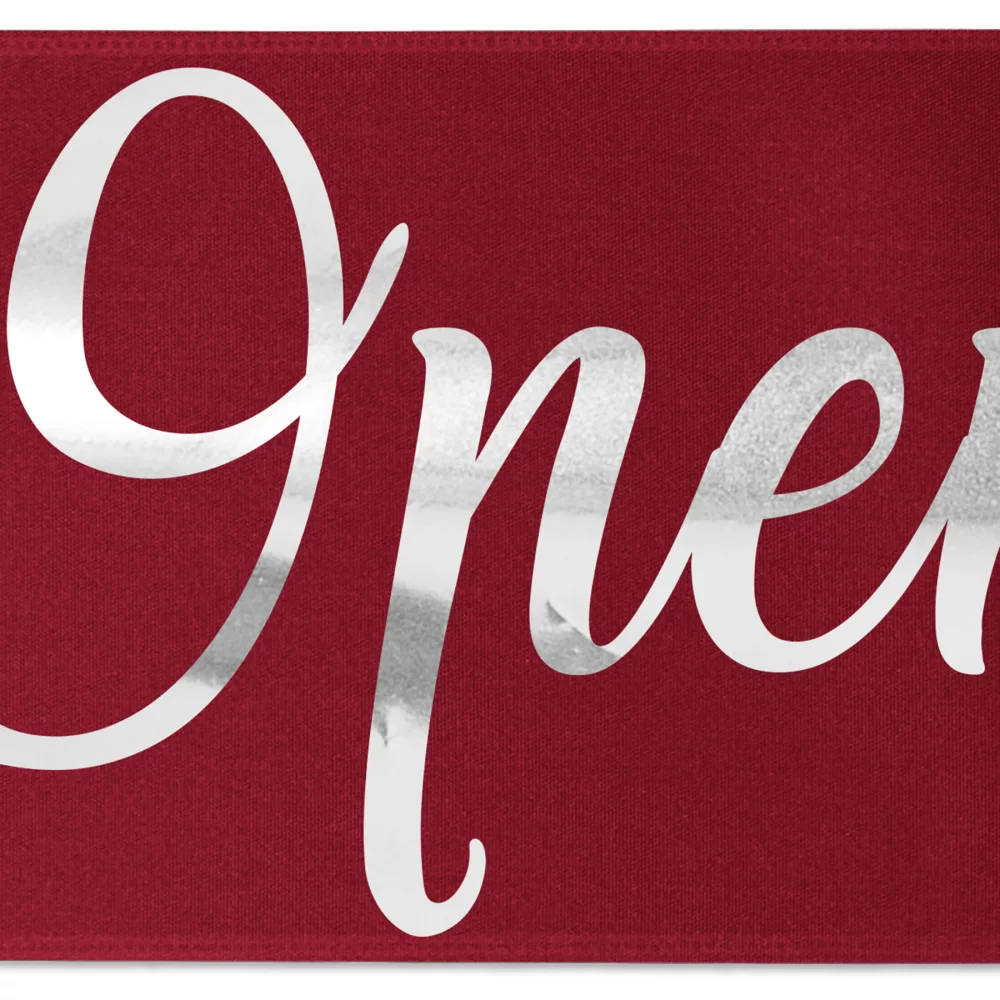 9" Badge Satin Ribbon (Brilliance- Special Finish)