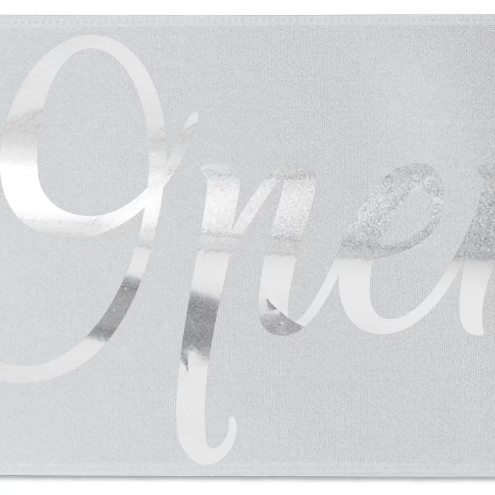 9" Badge Satin Ribbon (Brilliance- Special Finish)