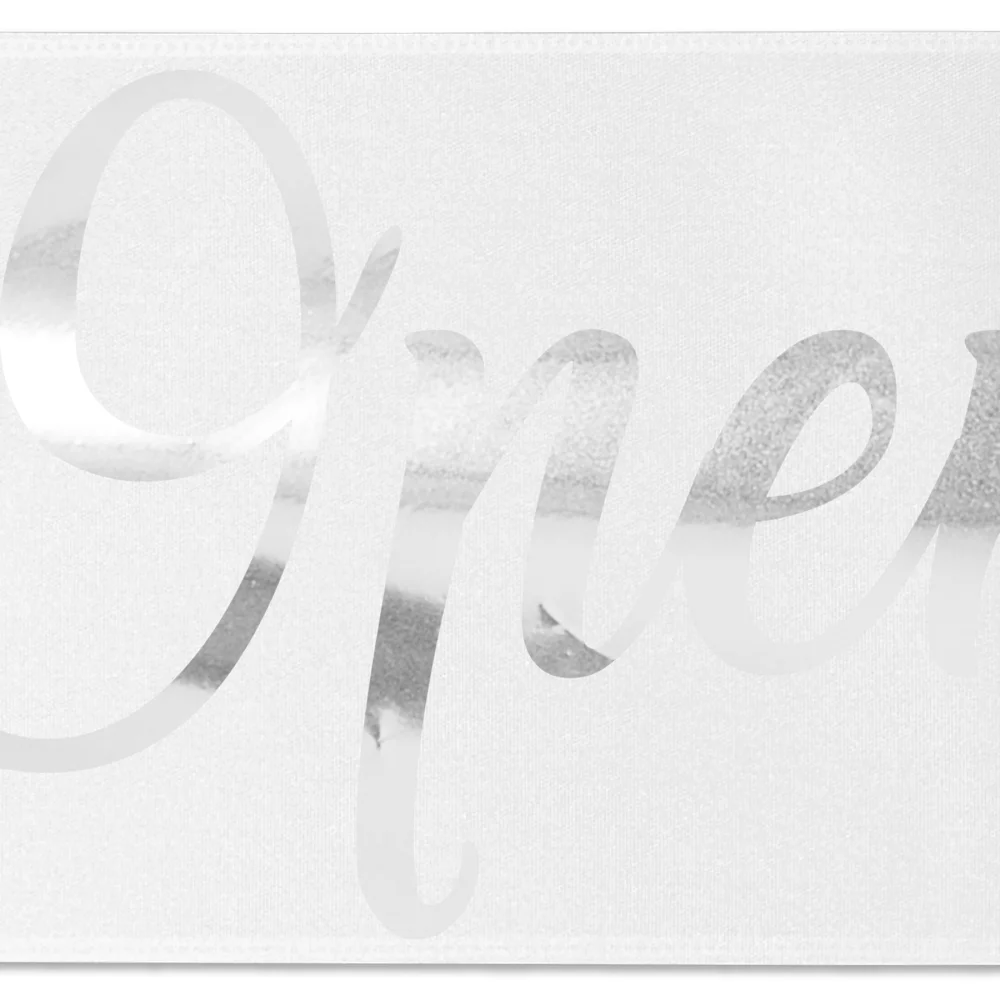 9" Badge Satin Ribbon (Brilliance- Special Finish)