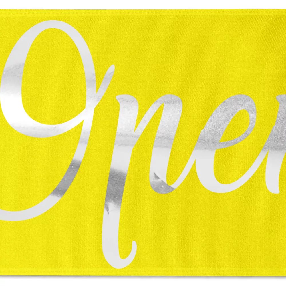 Ruban de satin 9" (Brillance - Finition spéciale)