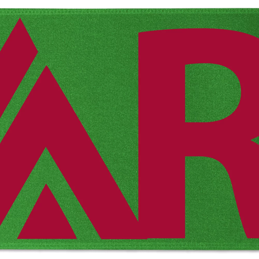 Ruban de satin de 12" avec badge (Brillance - Finition mate)