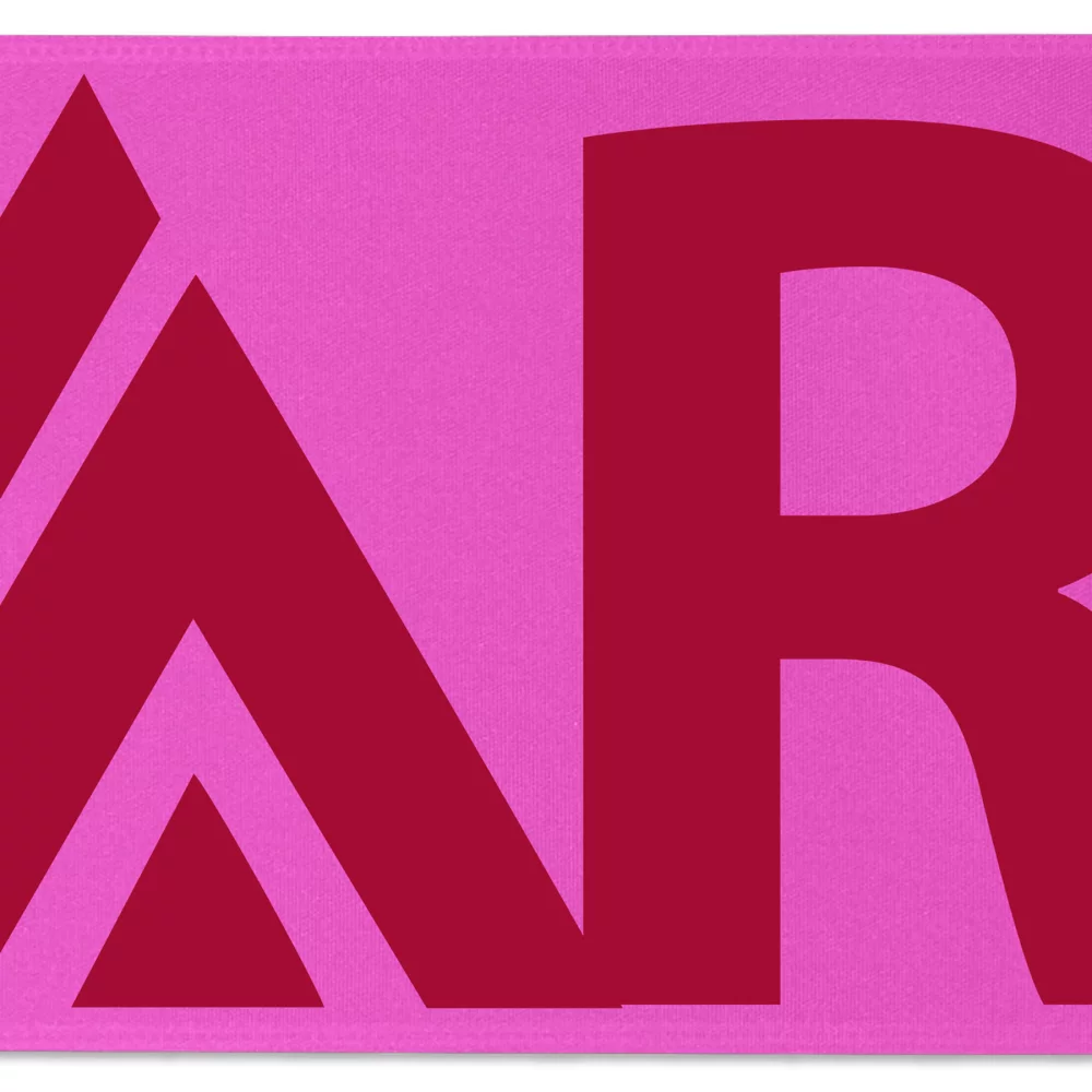 Ruban de satin de 12" avec badge (Brillance - Finition mate)