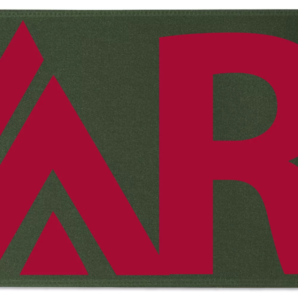 Ruban de satin de 12" avec badge (Brillance - Finition mate)