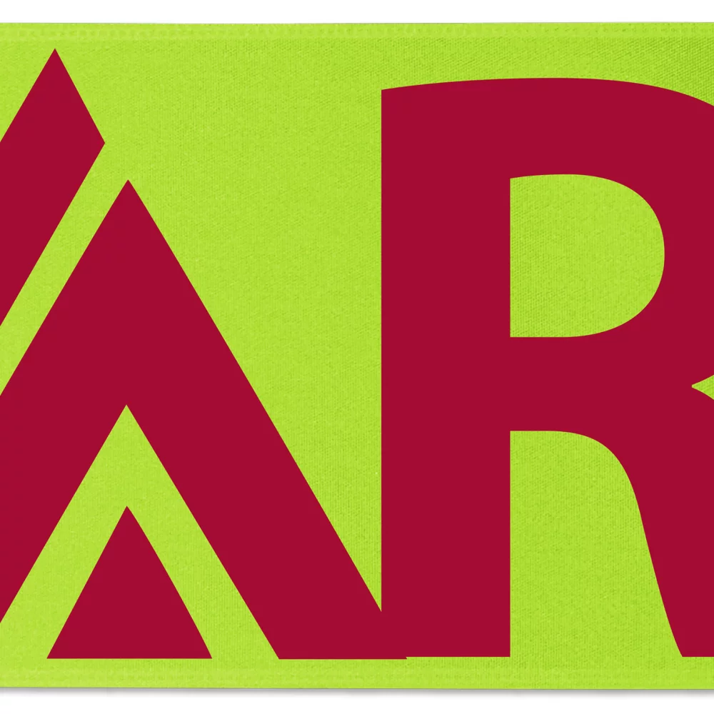 Ruban de satin de 12" avec badge (Brillance - Finition mate)