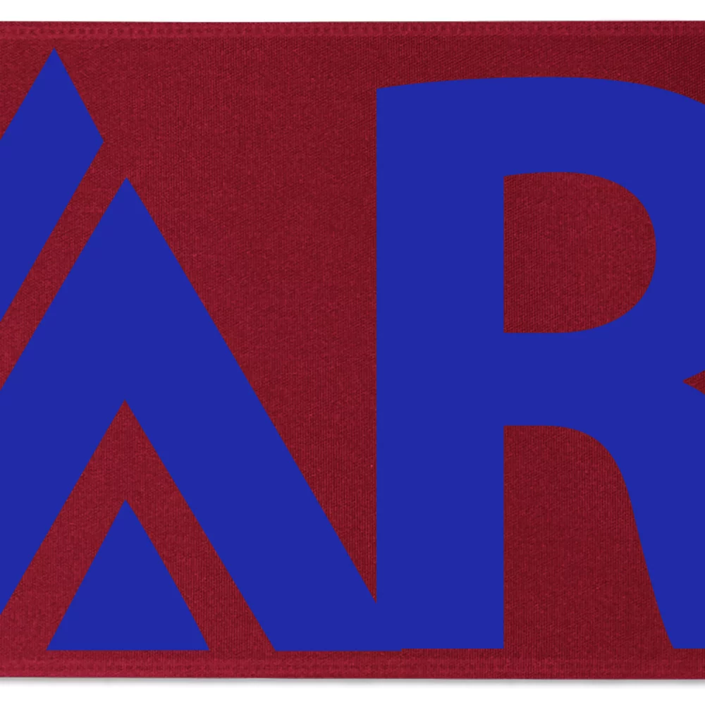 Ruban de satin de 12" avec badge (Brillance - Finition mate)