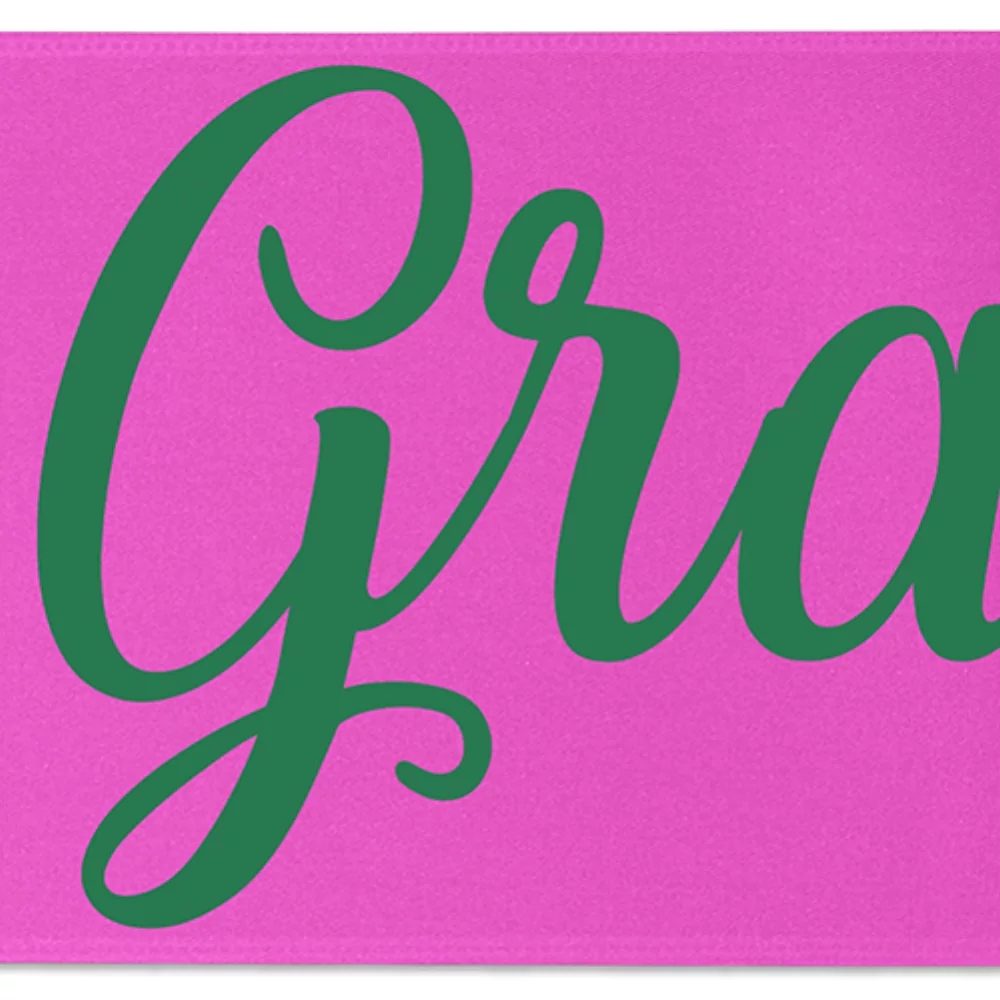 Ruban de satin de 8" (Brillance - Finition mate)