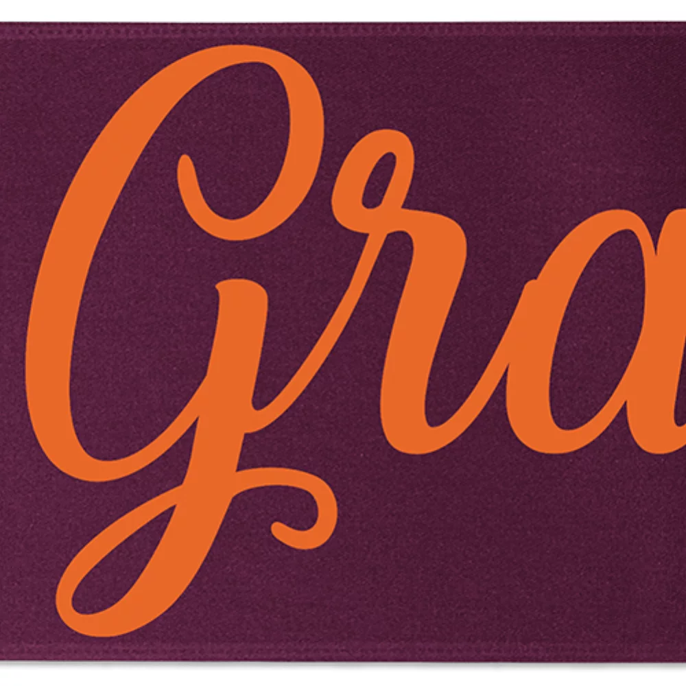 Ruban de satin de 8" (Brillance - Finition mate)